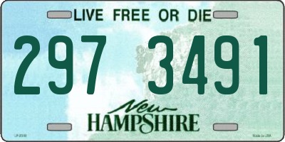 NH license plate 2973491