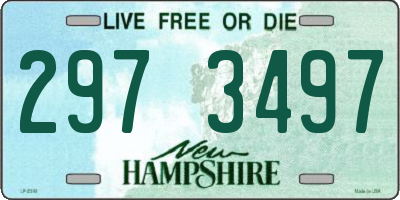 NH license plate 2973497