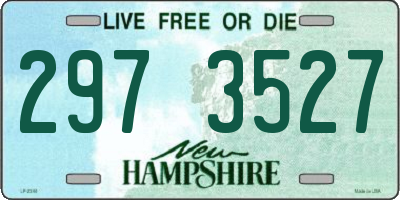 NH license plate 2973527