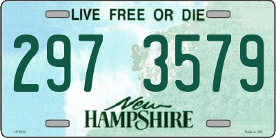 NH license plate 2973579