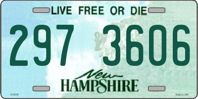 NH license plate 2973606
