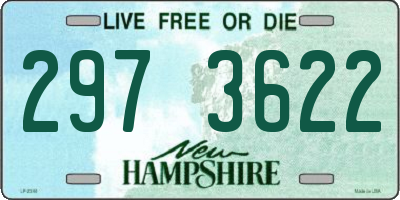 NH license plate 2973622