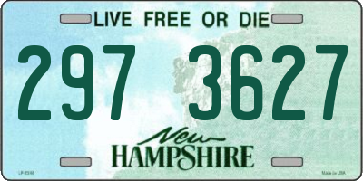 NH license plate 2973627