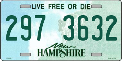 NH license plate 2973632