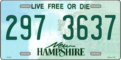 NH license plate 2973637