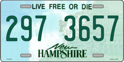 NH license plate 2973657