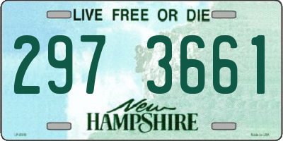 NH license plate 2973661