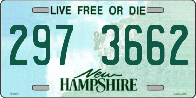 NH license plate 2973662
