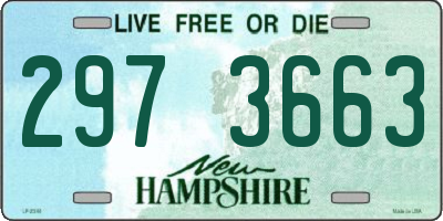 NH license plate 2973663