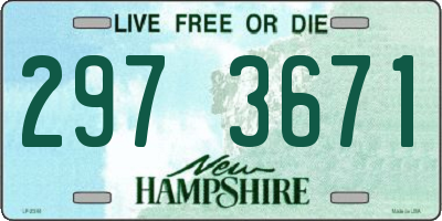 NH license plate 2973671