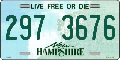 NH license plate 2973676