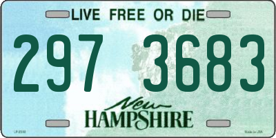 NH license plate 2973683