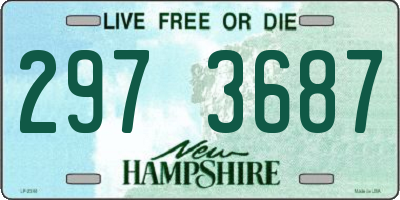 NH license plate 2973687