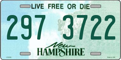 NH license plate 2973722
