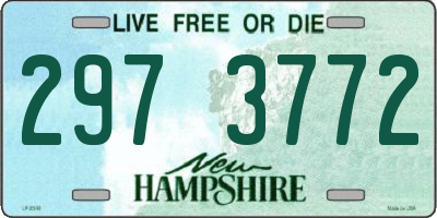 NH license plate 2973772