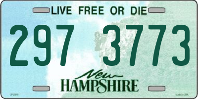NH license plate 2973773
