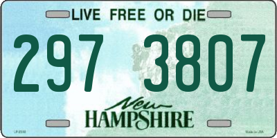 NH license plate 2973807
