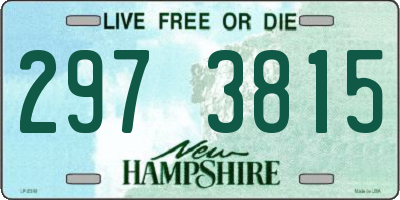 NH license plate 2973815
