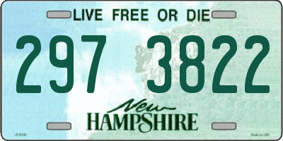 NH license plate 2973822