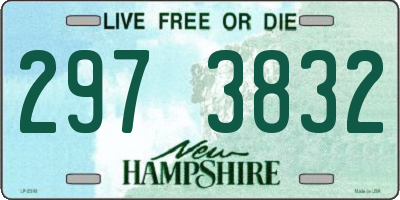 NH license plate 2973832
