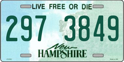 NH license plate 2973849