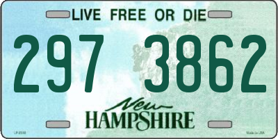 NH license plate 2973862