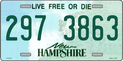 NH license plate 2973863