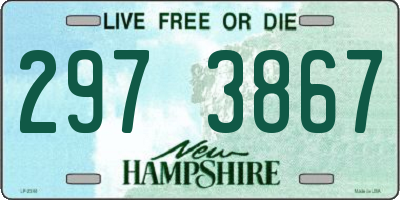 NH license plate 2973867
