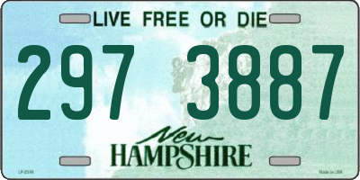 NH license plate 2973887