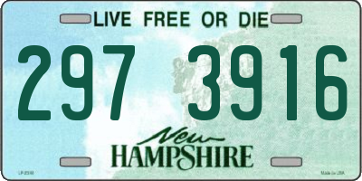 NH license plate 2973916