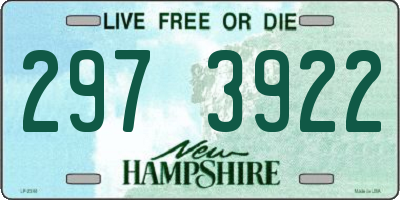 NH license plate 2973922