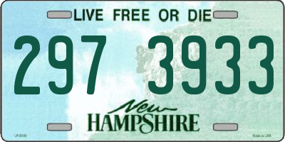 NH license plate 2973933