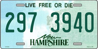 NH license plate 2973940