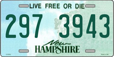 NH license plate 2973943