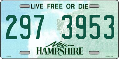 NH license plate 2973953