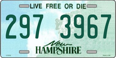 NH license plate 2973967
