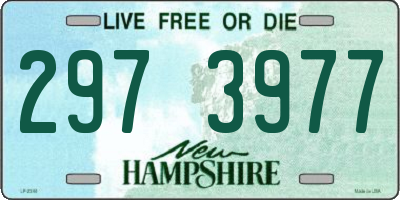 NH license plate 2973977