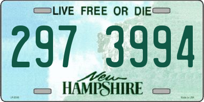 NH license plate 2973994