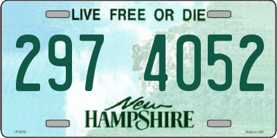 NH license plate 2974052