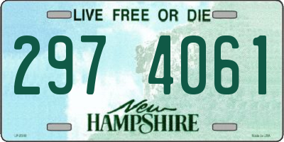NH license plate 2974061