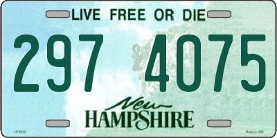 NH license plate 2974075