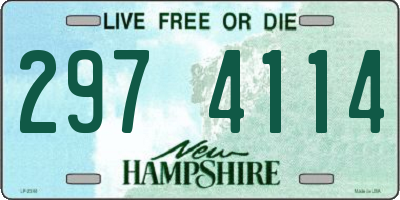 NH license plate 2974114