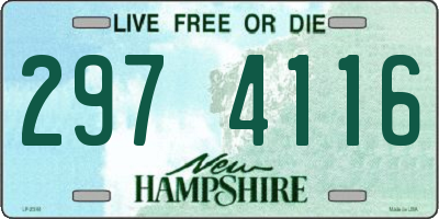 NH license plate 2974116