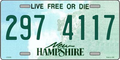 NH license plate 2974117
