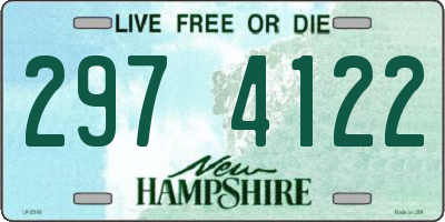 NH license plate 2974122