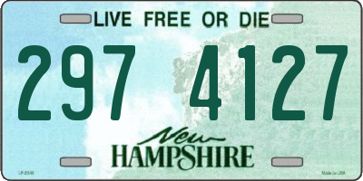 NH license plate 2974127