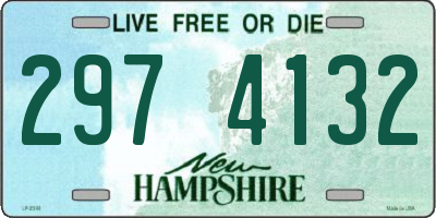 NH license plate 2974132