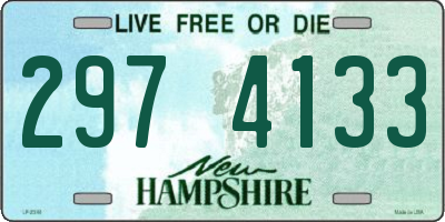 NH license plate 2974133