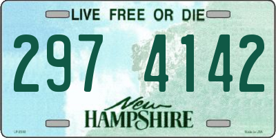 NH license plate 2974142