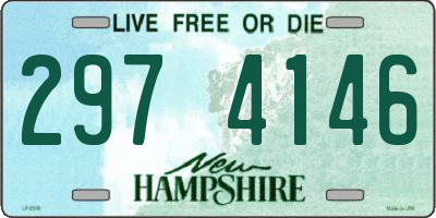 NH license plate 2974146